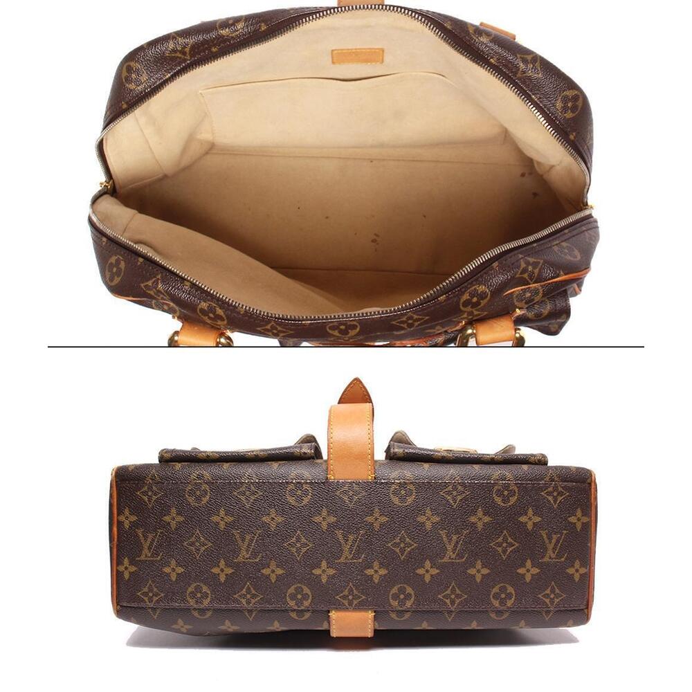 Louis Vuitton Handbag Tote Manhattan Bag Monogram - Picture 4 of 6